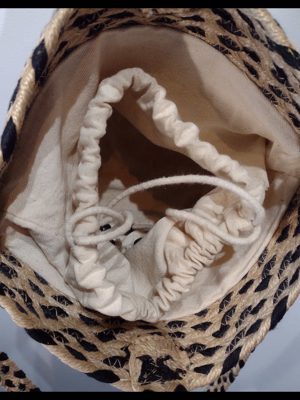 Aritzia-Main Character Woven Jute Crossbody Bag- Boho Hippy Natural Neutral Chic - Picture 8 of 8